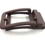 Retro Hollow-out Mens Sliding Adjustable Oxblood Red Buckle, Trim to Fit less than 1 1/2" Leather Ratchet Dress Belt can be custom KAL2 - Image 4