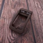 Retro Hollow-out Mens Sliding Adjustable Oxblood Red Buckle, Trim to Fit less than 1 1/2" Leather Ratchet Dress Belt can be custom KAL2 - Image 2