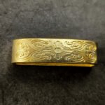Wholesale Fixing Ring Brass Belt Ring 4.5cm Solid Copper Accessories Premium Embossed Retro Special Offer PJR1