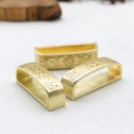 Wholesale Fixing Ring Brass Belt Ring 4.5cm Solid Copper Accessories Premium Embossed Retro Special Offer PJR1 - Image 2