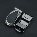 Wholesale Men's Belt Dull Polish Buckle Fit In 1 3/8" Ratchet leather Slide Belt ,Customizable M7 - Image 5