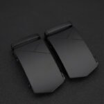 Wholesale Men's Belt Black Blank Surface Buckle Fit In 1 3/8" Ratchet leather Slide Belt ,Customizable M8 - Image 3