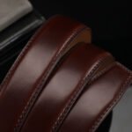 Wholesale 2 Colors Style Men's 1 3/8" Ratchet Cow Leather Belt  Strap For Men Customizable B2 - Image 6