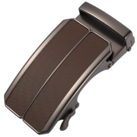 Brown Twill Patch/Matte Gunmetal Base Buckle