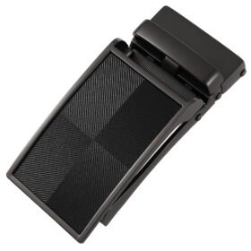 24919 Square Texture/Matte Gunmetal Buckle