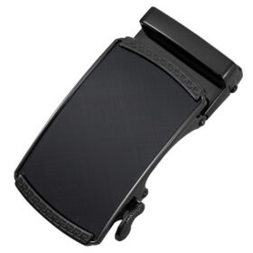 black cross brushed/gun color buckle