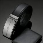 Custom Logo Business Men's Belts | Automatic Alloy Buckle | MOQ 300 Wholesale DC-8606 - Image 2