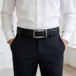 Wholesale Bonitogo Business-Style Minimalist Men's Alloy Ratchet Belt dancreation-8644 - Image 4