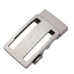 Wholesale Bonitogo Custom design MOQ 300 Business-style, light luxury, fashionable and simple alloy automatic buckle men's belt DC-8605 - Image 4