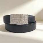 Retro Crocodile Embossed Men's Automatic Buckle Belt