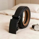 Wholesale Bonitogo Casual and simple frosted automatic buckle alloy unisex belt dancreation-8635 - Image 6