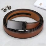 Wholesale Bonitogo Casual and simple men's alloy ratchet belt dancreation-8614 - Image 2