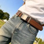 Wholesale Bonitogo Casual, simple, versatile ratchet alloy men's belt dancreation-8634 - Image 8