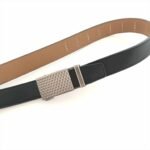 Wholesale Bonitogo High-end hardware honeycomb pattern automatic buckle men's belt dancreation-8621 - Image 8