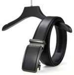Wholesale Leather-Faced Automatic Buckle Belts - DC8608 Business Series - MOQ 300 - Image 4