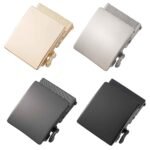 Automatic Alloy Belt Buckle LY36-26264 - 4 Color Options (Gold, Brushed Silver, Matte Dark Gray, Matte Black) - Men's Fashion Automatic Buckle