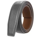 Men's Split Leather Automatic Ratchet Belt Strap