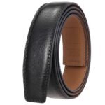 Men's Split Leather Automatic Ratchet Belt Strap