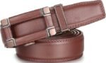 Wholesale Bonitogo Men's automatic buckle business belt with metal and leather trim dancreation-8616 - Image 11