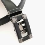 Wholesale Bonitogo Men's automatic buckle business belt with metal and leather trim dancreation-8616 - Image 8