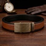 Wholesale Bonitogo Men's automatic buckle high-grade alloy retro braided craft belt dancreation-8622 - Image 8
