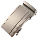 Automatic Modern-Mens--Ratchet-Belt-Buckle-，Durable-Zinc-Alloy-Slide-Buckle-，-No-Hole-Design