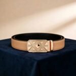 Wholesale Bonitogo Minimalist Luxury Geometric Design Men's Automatic Buckle Belt dancreation-8626 - Image 4