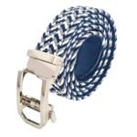 Wholesale Bonitogo New high-elastic woven belt for men and women, featuring an automatic alloy buckle dancreation-8647 - Image 2