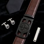 Wholesale Bonitogo Retro Gothic Style Men's Alloy Ratchet Belt dancreation-8648 - Image 4