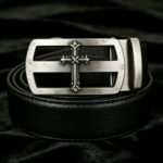 Wholesale Bonitogo Retro Thorn Cross Men's Alloy Ratchet Belt dancreation-8640 - Image 9