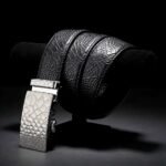 Wholesale Bonitogo Snake-pattern alloy automatic buckle fashion business crocodile leather men's belt dancreation-8623 - Image 20