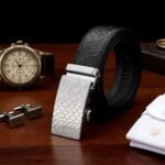 Wholesale Bonitogo Snake-pattern alloy automatic buckle fashion business crocodile leather men's belt dancreation-8623 - Image 22