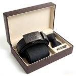 Wholesale Bonitogo Snake-pattern alloy automatic buckle fashion business crocodile leather men's belt dancreation-8623 - Image 2