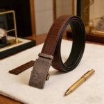 Wholesale Bonitogo Snake-pattern alloy automatic buckle fashion business crocodile leather men's belt dancreation-8623 - Image 9