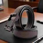 Bonitogo 8638 Minimalist Ratchet Belt with Alloy Buckle