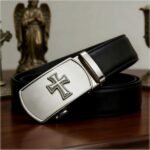 Wholesale Bonitogo Armor of Faith Cross Belt: Premium Leather Automatic Buckle DS006 - Image 6