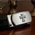 Wholesale Bonitogo Armor of Faith Cross Belt: Premium Leather Automatic Buckle DS006 - Image 7