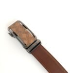 Wholesale Bonitogo Vertical striped brushed alloy automatic buckle men's business casual belt dancreation-8625 - Image 8