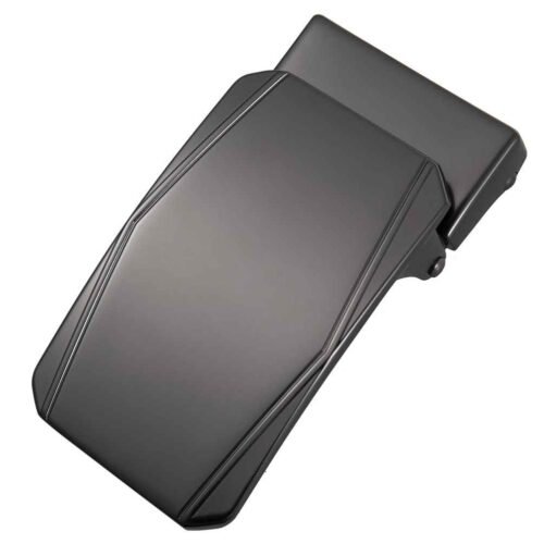 Quiet Luxury Belt Buckle, Minimalist Zinc Alloy Buckle, Casual Hole Punch Buckle, Smooth Brushed Belt Buckle, Modern Minimalist Belt Head