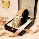 Wholesale Bonitogo Minimalist Luxury Geometric Design Men's Automatic Buckle Belt dancreation-8626 - Image 8