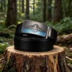 Bonitogo Wholesale Leather Belt – Personalized Mountain Relief Buckle for Outdoor & Sports – Bulk Custom Order DC8657 - Image 7