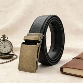 Antique Bronze Distressed Ratchet Buckle