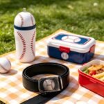 Wholesale Baseball Theme Automatic Belt – Custom Logo Sport Buckle, Leather Strap DC8673 - Image 2