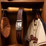 Wholesale Baseball Stitch Sport Belt – Custom Ratchet Buckle, Premium Leather DC8674 - Image 2