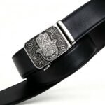 Custom Hamsa Religious Clubs Belts Bulk - Mens Automatic Buckle Wholesale DC8667 - Image 10