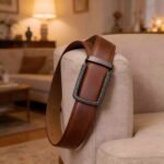 Wholesale Custom Automatic Ratchet Leather Belt with Alloy Buckle DC8694 - Image 8