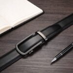 Wholesale Custom Automatic Ratchet Leather Belt with Alloy Buckle DC8694 - Image 9