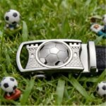 Wholesale DC-86112 Soccer Pattern Men's Ratchet Belt - Sports Theme Automatic Belt - Image 6