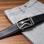 Custom Western Dining Genuine Leather Belt with Knife & Fork Mechanical Buckle - Luxury Restaurant Uniforms & Corporate Gifts (Model: DC-86122) - Image 6