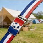 Custom Soccer Fan Gift Ratchet Belts Bulk - France Flag Hardware Leather Belt Manufacturer DC86109 - Image 8